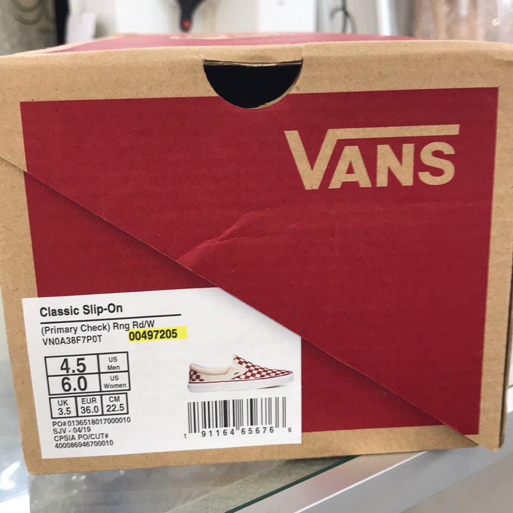 Vans checkerboard